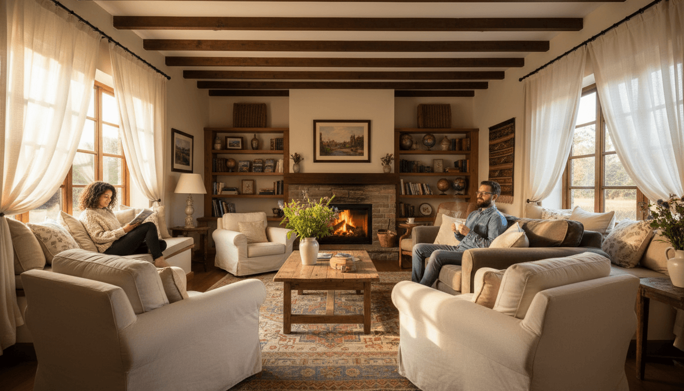 Comfortable seating area perfect for relaxation